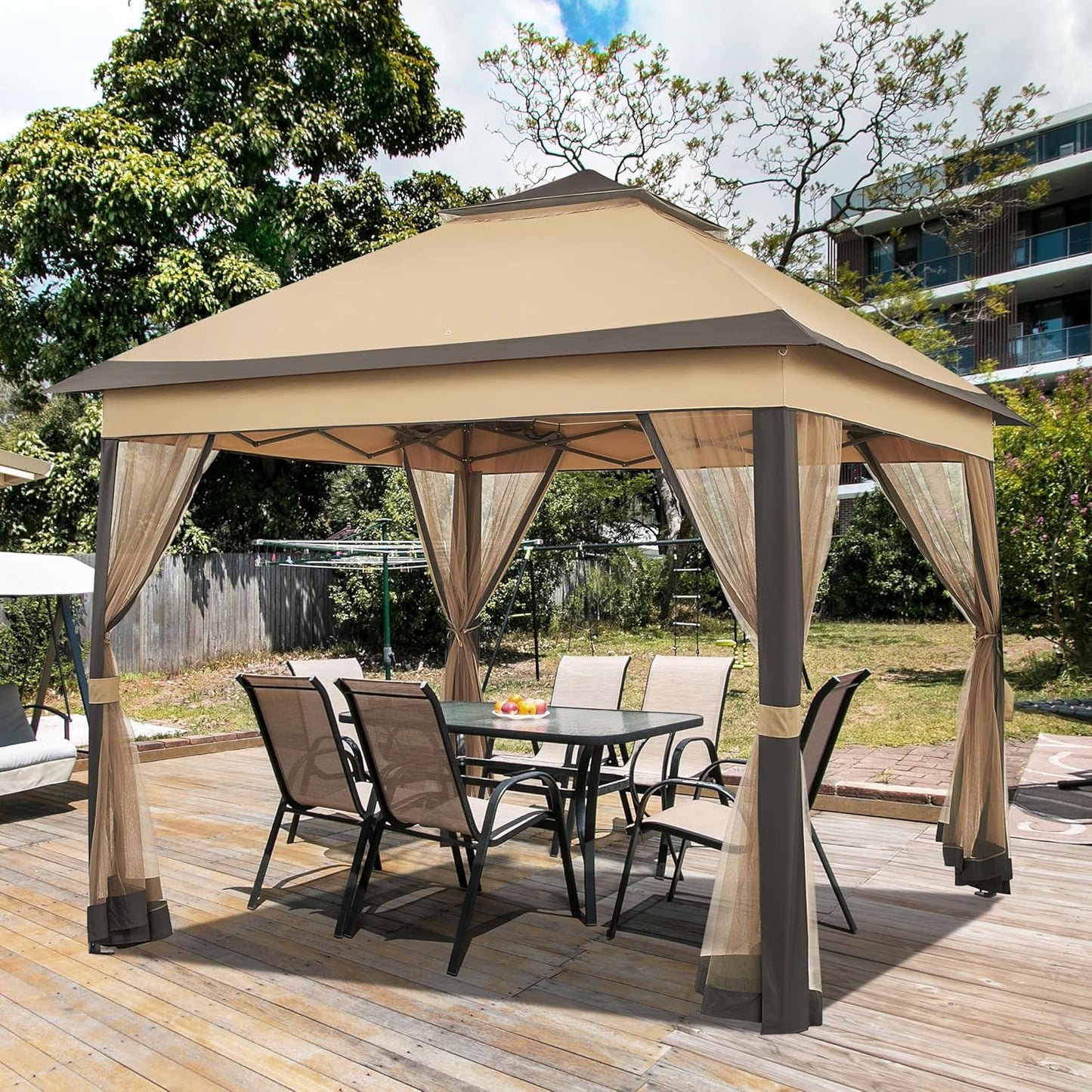 SunGuard Oasis – Mesh Netting Gazebo